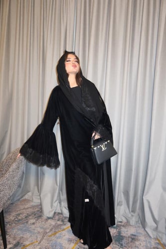 راما دانتيل اسود قماش صيفي