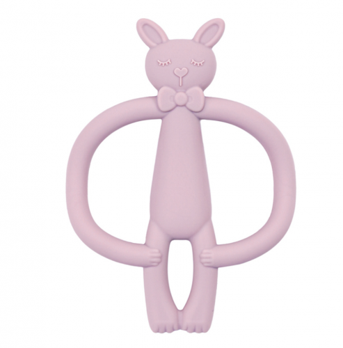 عضاضة شكل أرنب وردي