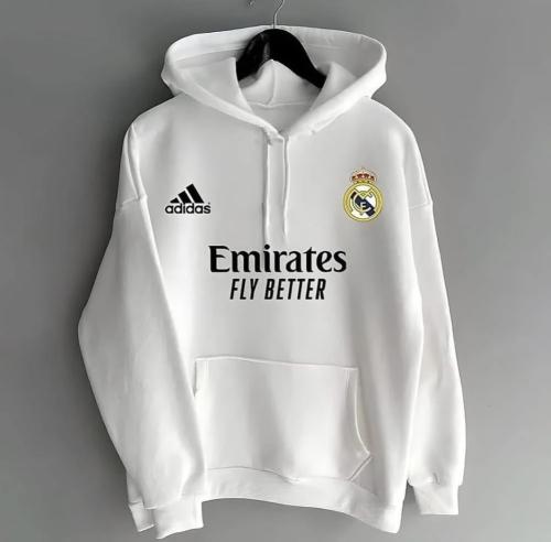 بلوفر ريال مدريد لون ابيض