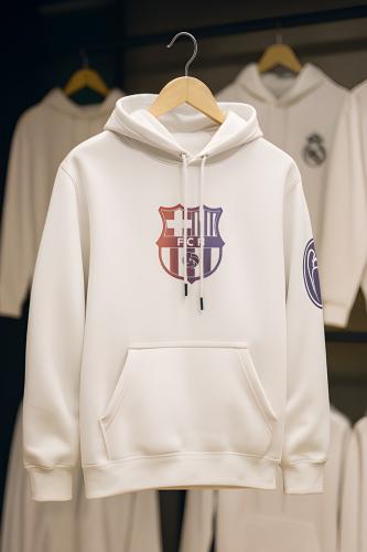 هودي برشلونة تصميم ميسي و لامين يامال أبيض