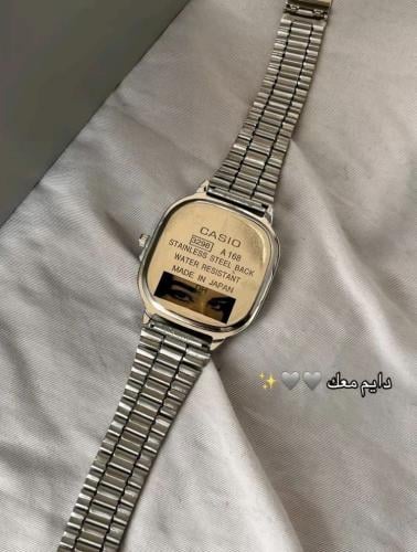 ساعة كاسيو LTP - رسمة عيون او ابتسامة