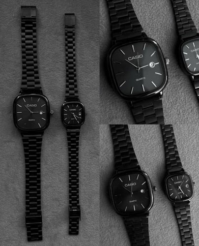 ساعة كاسيو LTP - كبلز اسود