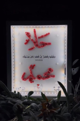 برواز المضيء – بالأسماء والورد