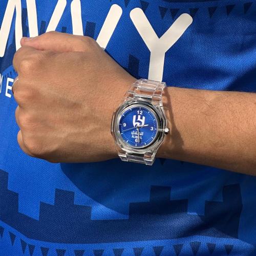 ساعة الهلال لون شفاف