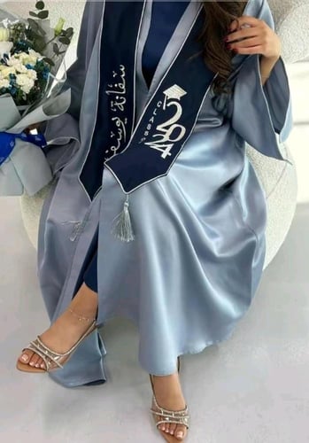 عبايات تخرج ٢٠٢٤ تصميم حسب الطلب المقاس: حسب الطلب