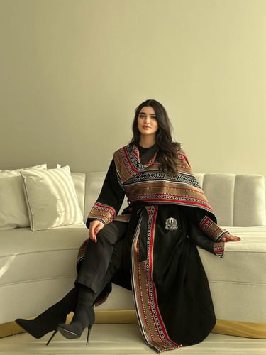 عباية اسود سدو