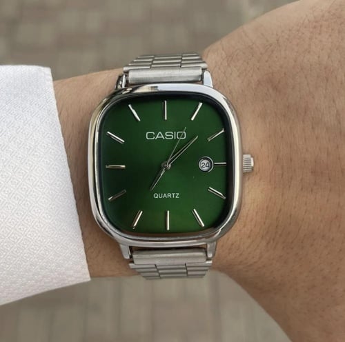 ساعة كاسيو LTP اخضر