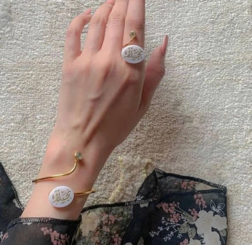 اسواره وخاتم مصنوعين من الفضه الايطالي عيار 925