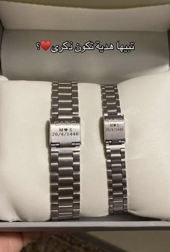 ساعة كاسيو LTP - كبلز فضي