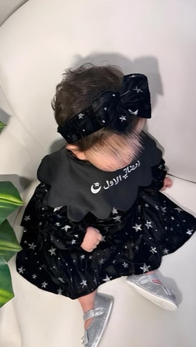 فستان بناتي رمضاني بتصميم انيق