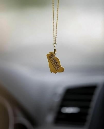 تعليقة سيارة خريطة السعودية