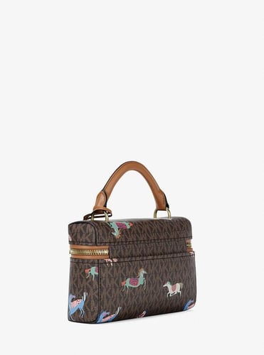 حقيبة جرايسون الصغيرة كروس بودي بطبعة شعار مايكل ك...