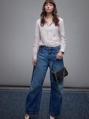 حقيبة كتف تشارلز اند كيث-Elspeth بسلسلة من جلد الت...