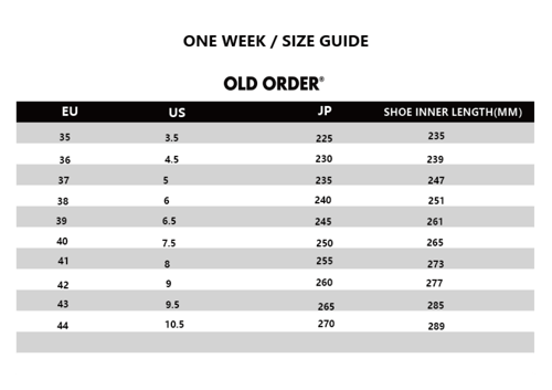 حذا أولد أوردر ون ويك دارك نيفي