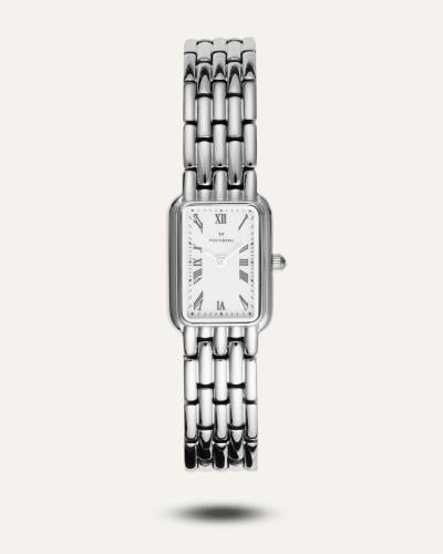 ساعة كلاسيكية فضي-موكبيرغ