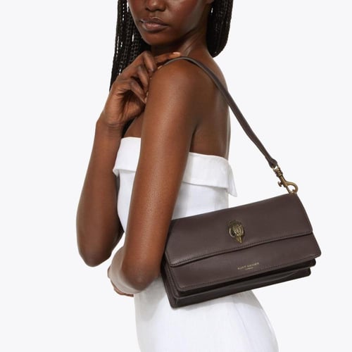 حقيبة كتف سلون سوفت – كورت جايجر لندن بني داكن)