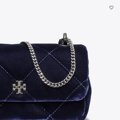 حقيبة ميني كيرا مخملي فاخر-توري بورش