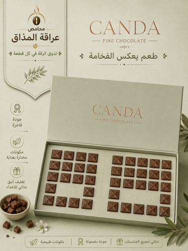 كاندا شوكولاتة بلجيكية وسط