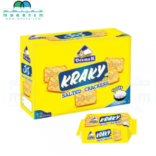 بسكويت كراكي سادة بالملح ديمه