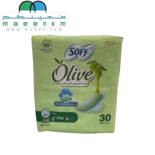فوط سوفي بزيت الزيتون المرطب عادي 30 فوطة
