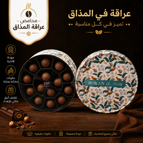 حلا روكان شوكولاتة 3 طابق