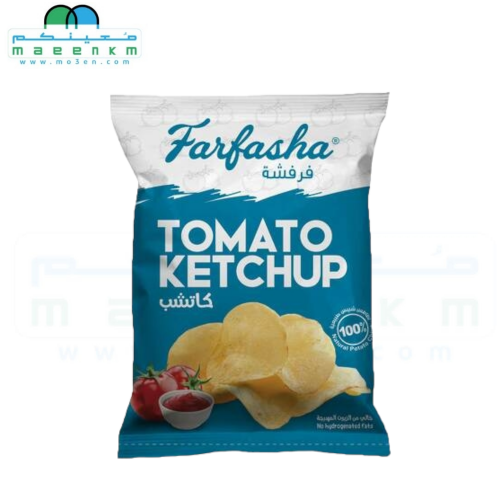 فرفشة بطاطس شيبس بالكاتشب 75 جرام