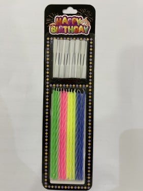 شمع شموع احتفالات 12 حبه