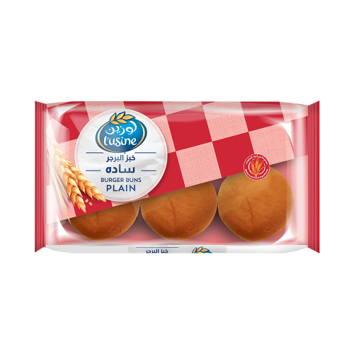 لوزين خبز البرجر سادة