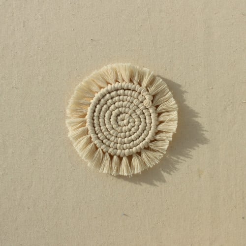 قاعدة كوب مكرمية 0سكري)