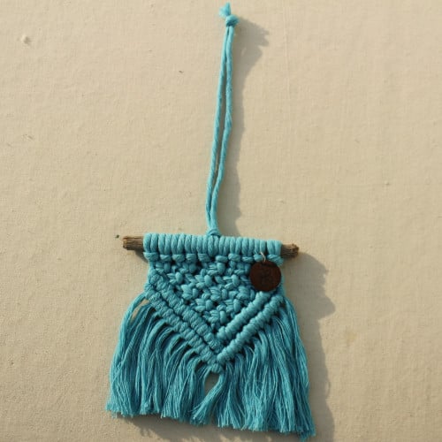 معلقة مكرمية (سماوي) .. رقم المنتج 163