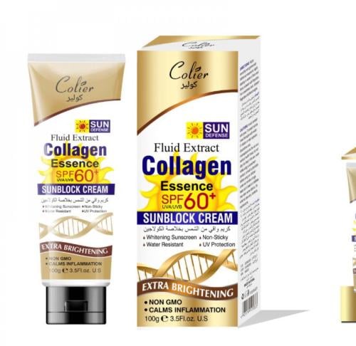 كريم واقي من الشمس بخلاصة الكولاجين من كولير يعمل...