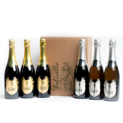 كرتون عنب أحمر وأبيض مشكل 6 حبات