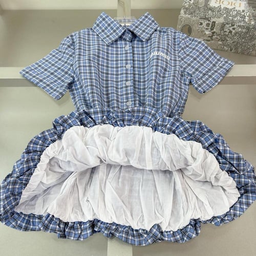 فستان بناتي فخم بتفاصيل جميله من الاسفل