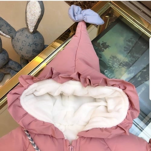 افرول شتوي مبطن بالفرو مع الشنطه