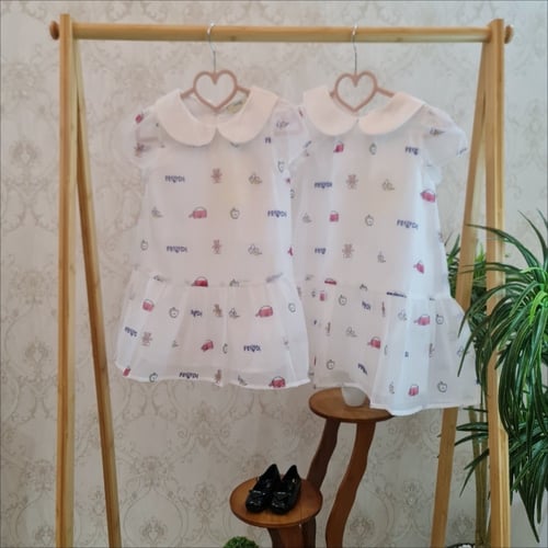 فستان بناتي ناعم وأنيق