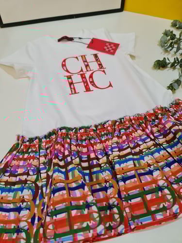 فستان بناتي بالوان جميلة جدا