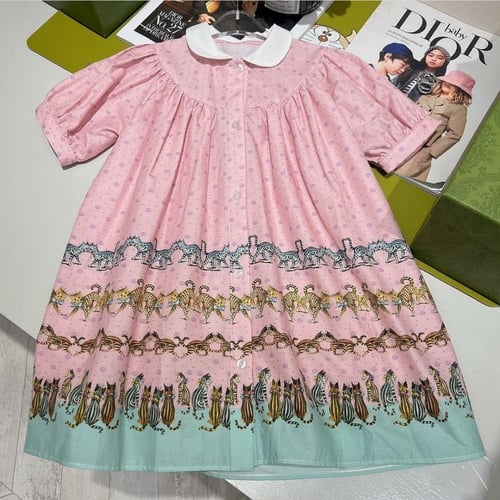 فستان بناتي أنيق جدا بتفاصيل جميله