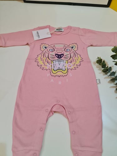 افرول مواليد قطني مميز اللون الوردي مايل للاورنج