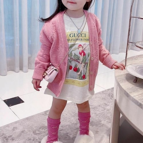 جاكيت بناتي شتوي باللون الوردي