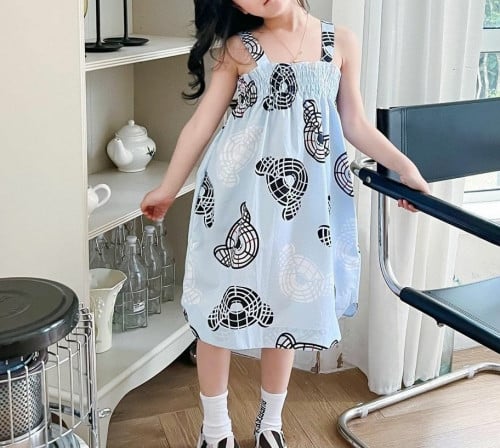 فستان بناتي صيفي ناعم