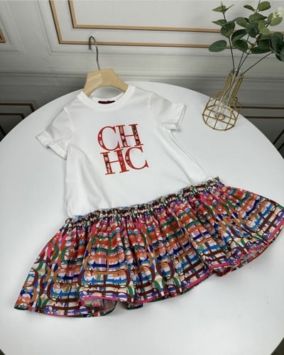 فستان بناتي بالوان جميلة جدا