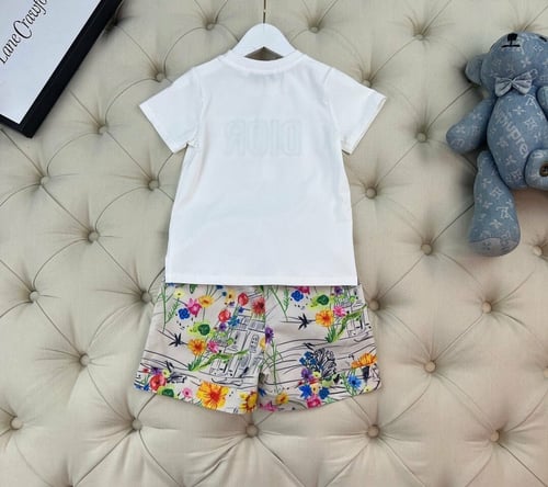 طقم بالوان صيفيه جميلة من قطعتين