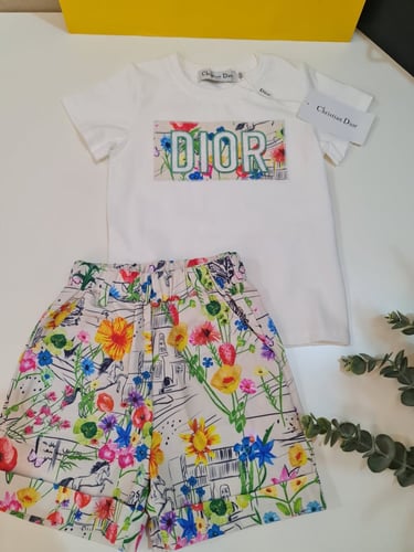 طقم بالوان صيفيه جميلة من قطعتين