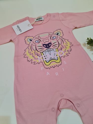 افرول مواليد قطني مميز اللون الوردي مايل للاورنج