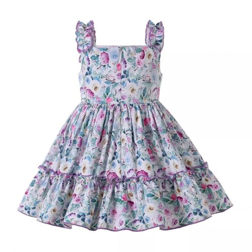 فستان مواليد مع اكسسوار الشعر