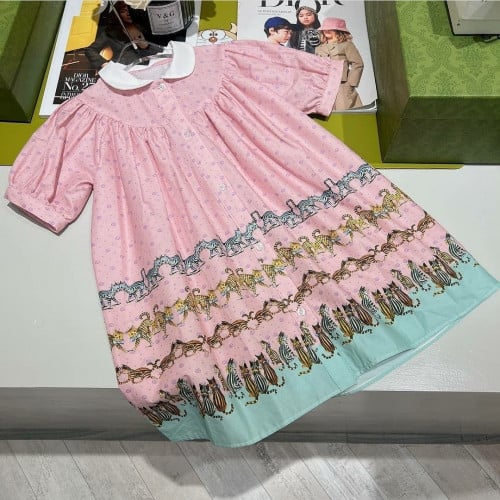 فستان بناتي أنيق جدا بتفاصيل جميله