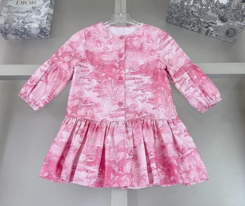 فستان بناتي صيفي بكم طويل