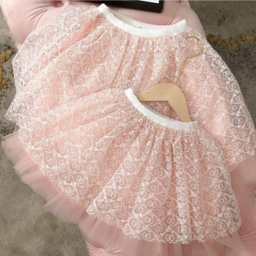 تنورة وردي انيقه جدا