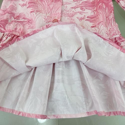 فستان بناتي صيفي بكم طويل