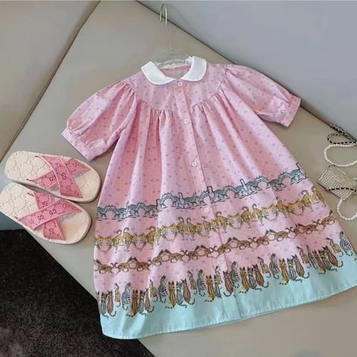 فستان بناتي أنيق جدا بتفاصيل جميله